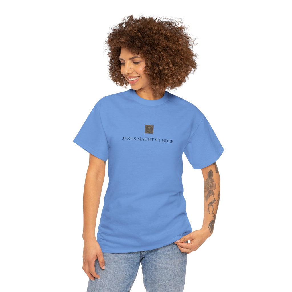 ,,JESUS MACHT WUNDER,, - Schlichtes T-Shirt