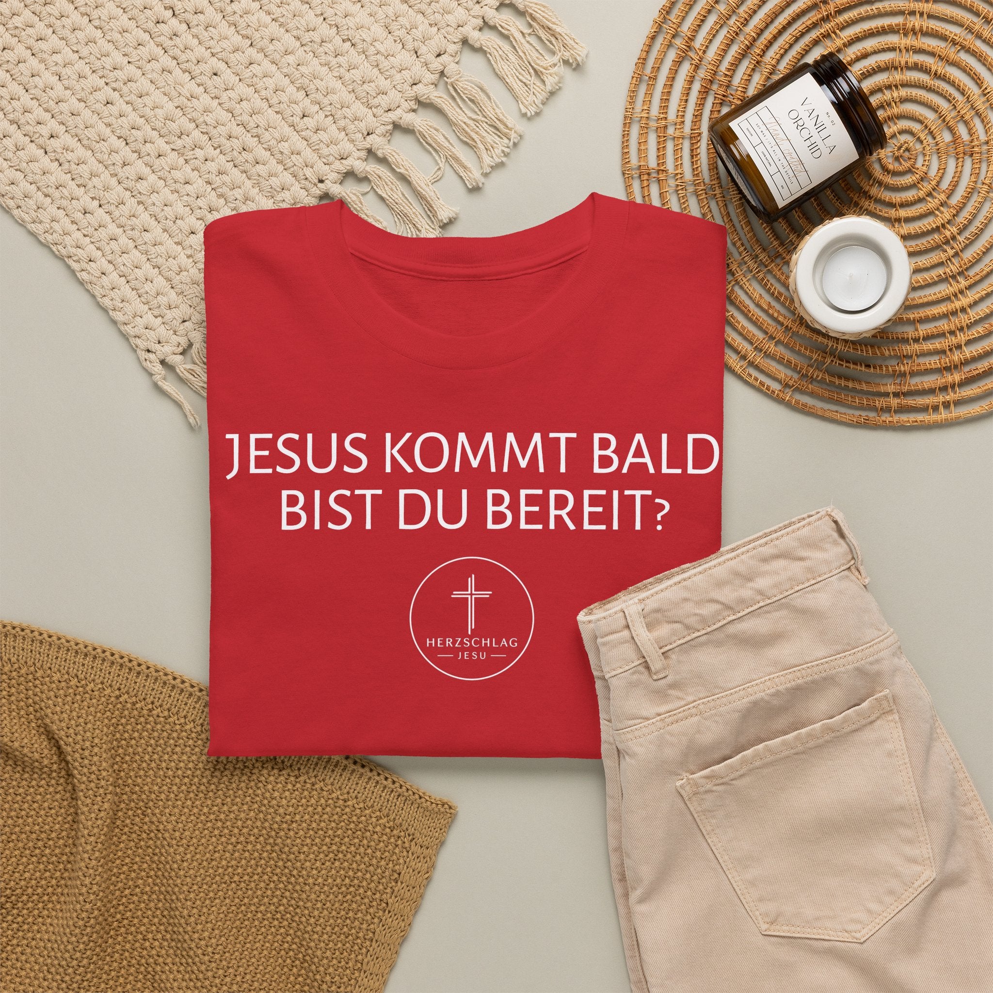 ,,Jesus kommt bald bist du bereit?,, - T-Shirt
