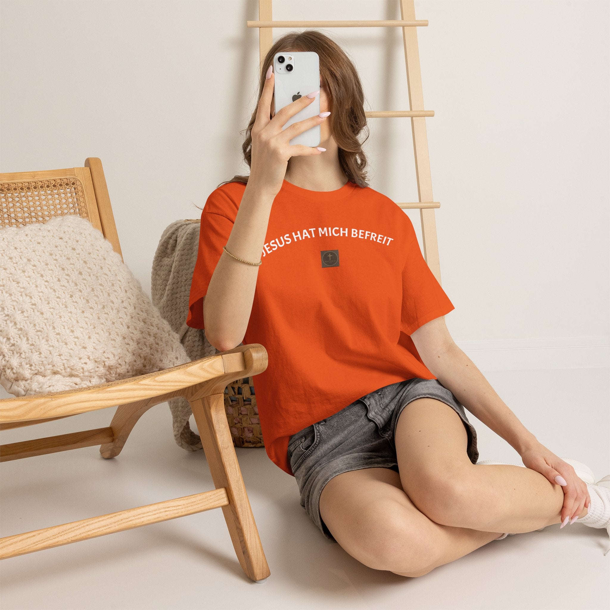 ,,Jesus hat mich befreit,, - Trage dein Zeugnis - T-Shirt