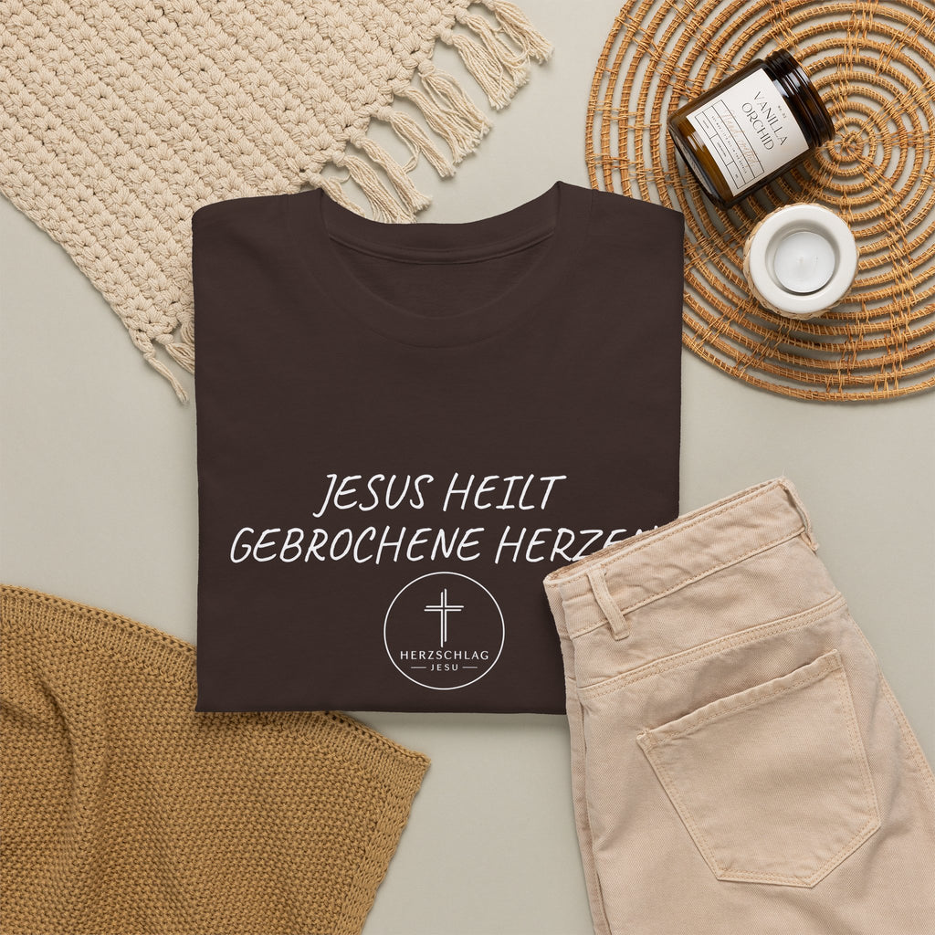Jesus heilt gebrochene Herzen T-Shirt
