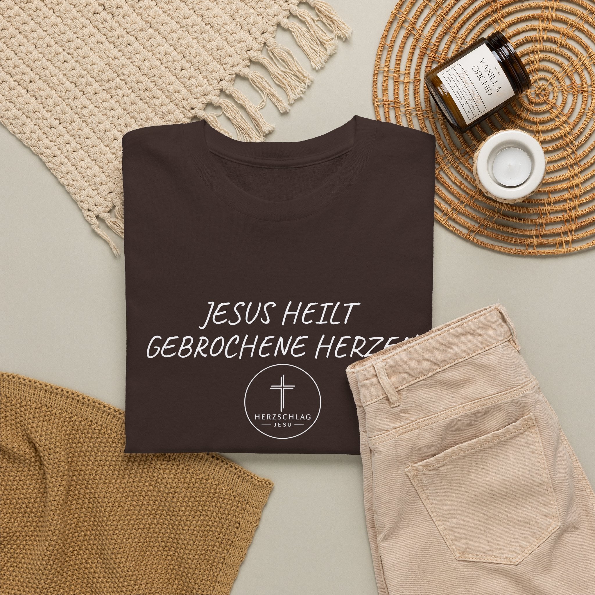 Jesus heilt gebrochene Herzen T-Shirt