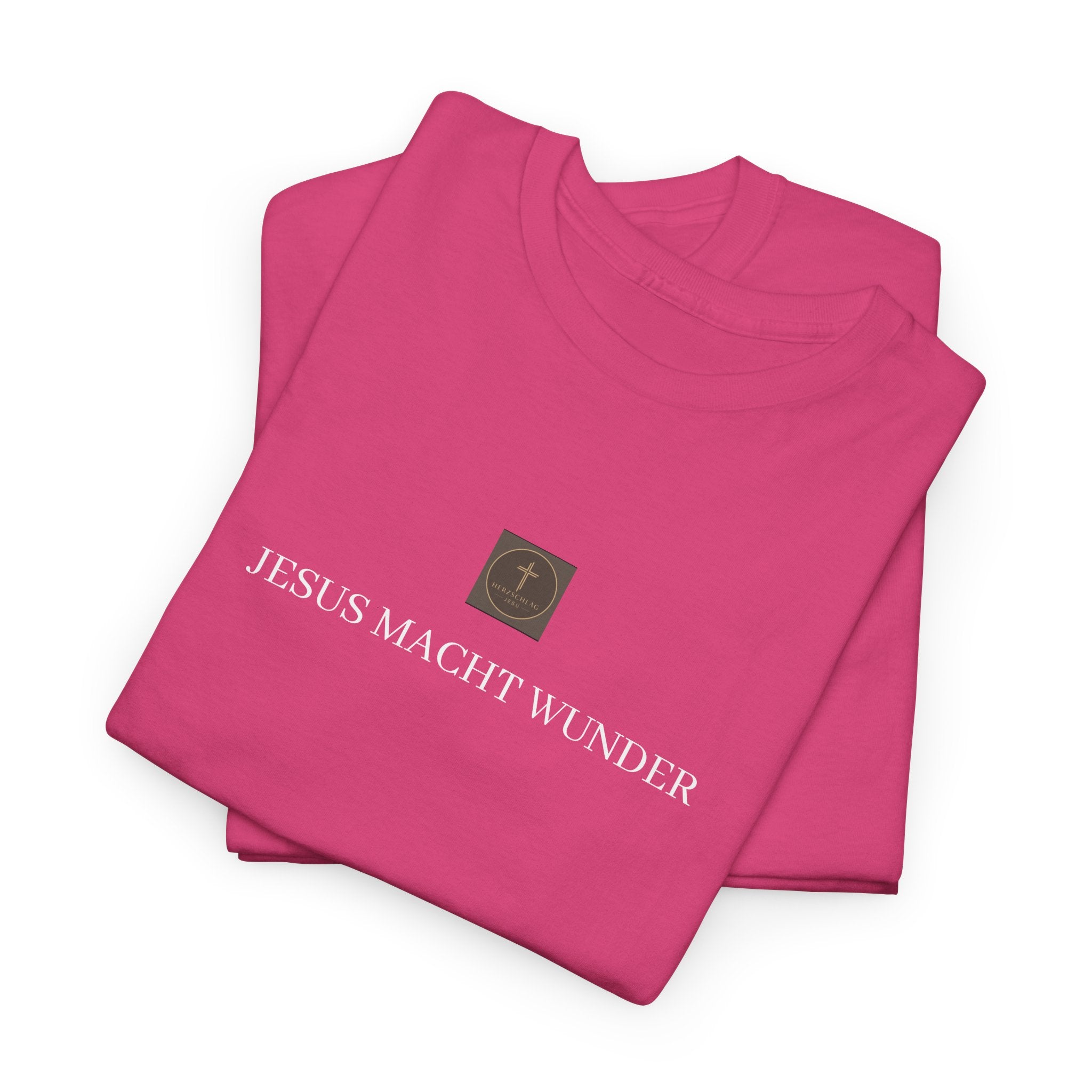 ,,JESUS MACHT WUNDER,, - Schlichtes T-Shirt